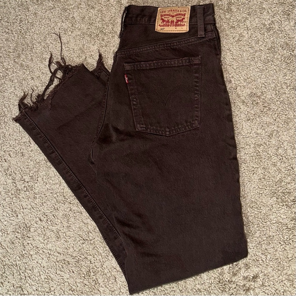 Levi's 501 Women's Brown Jeans